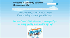 Desktop Screenshot of jolliffdayschool.org
